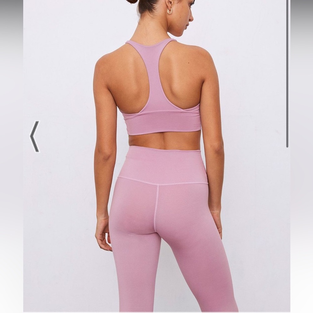 SET Active Women's Leggings and Top in Mauve - Picture 6 of 6
